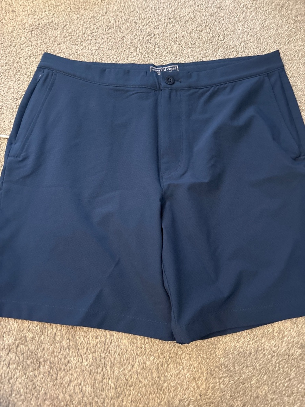 Navy performance shorts